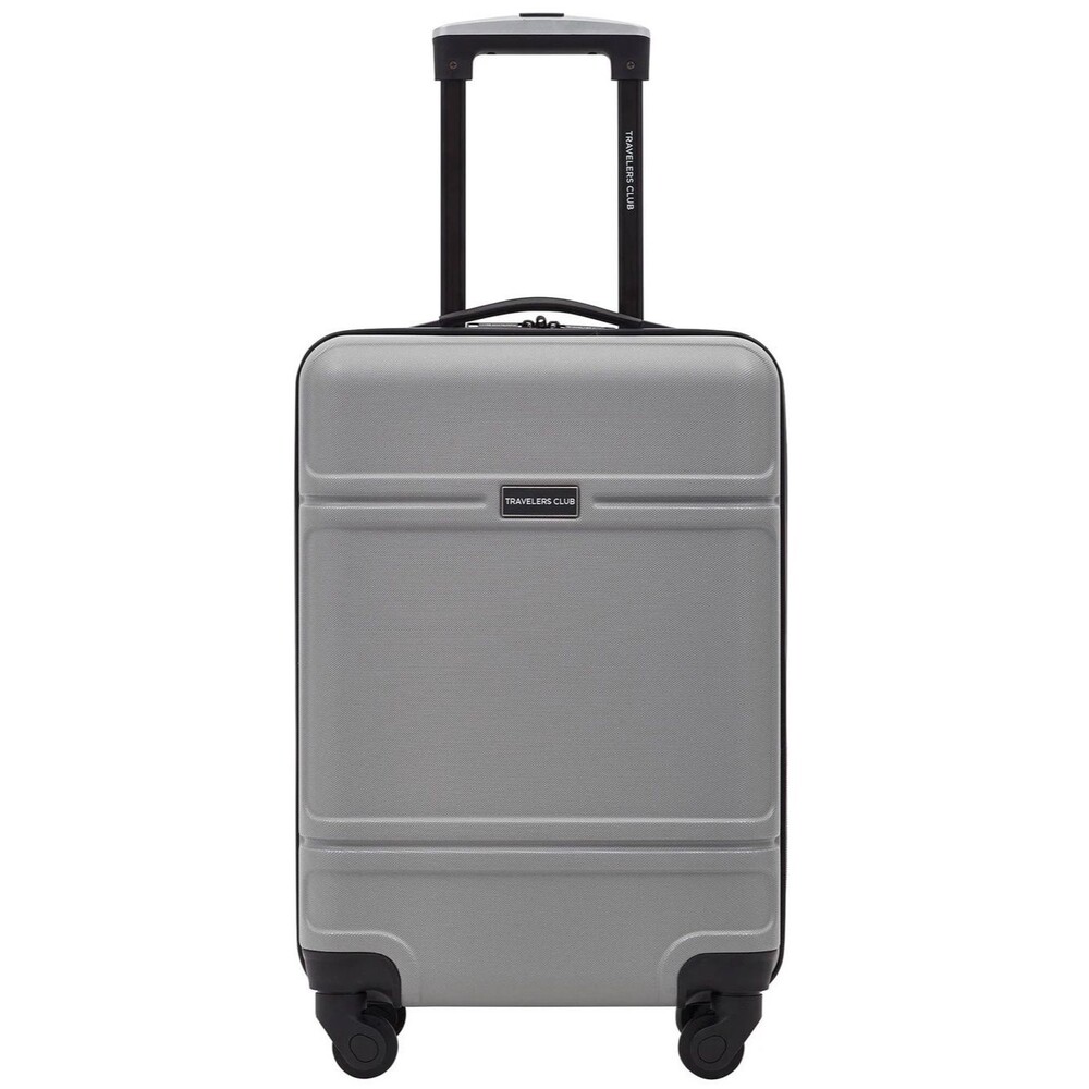 Traveler’s club Skyline Rolling Carry 4-Wheel System 20"  Silver. Travel bag